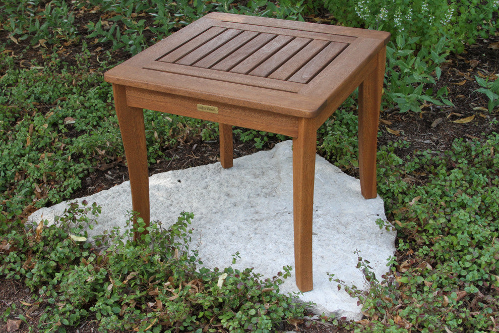 Eucalyptus 3-Piece Modern Seating Group With Square Accent Table