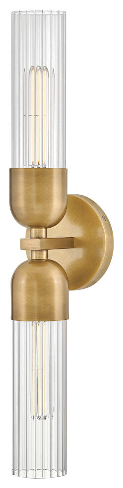 Hinkley Soren Large Sconce, Heritage Brass