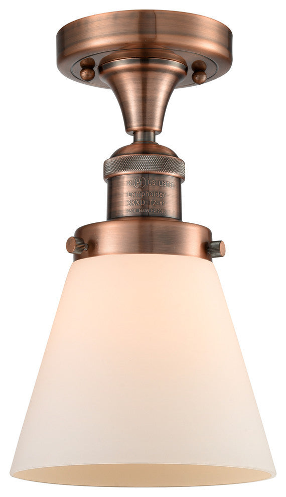 Innovations Lighting 517-1Ch-Ac-G61-Led 1 Light Dimmable Led Semi-Flush Mount