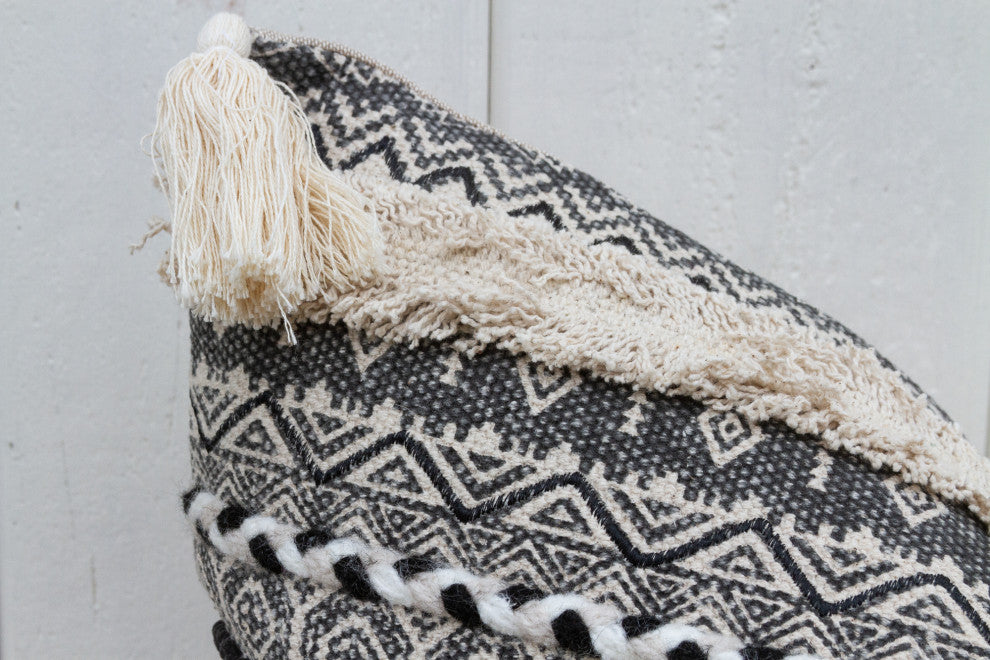 Dove Plume Nomadic Moroccan Lumbar Pillow