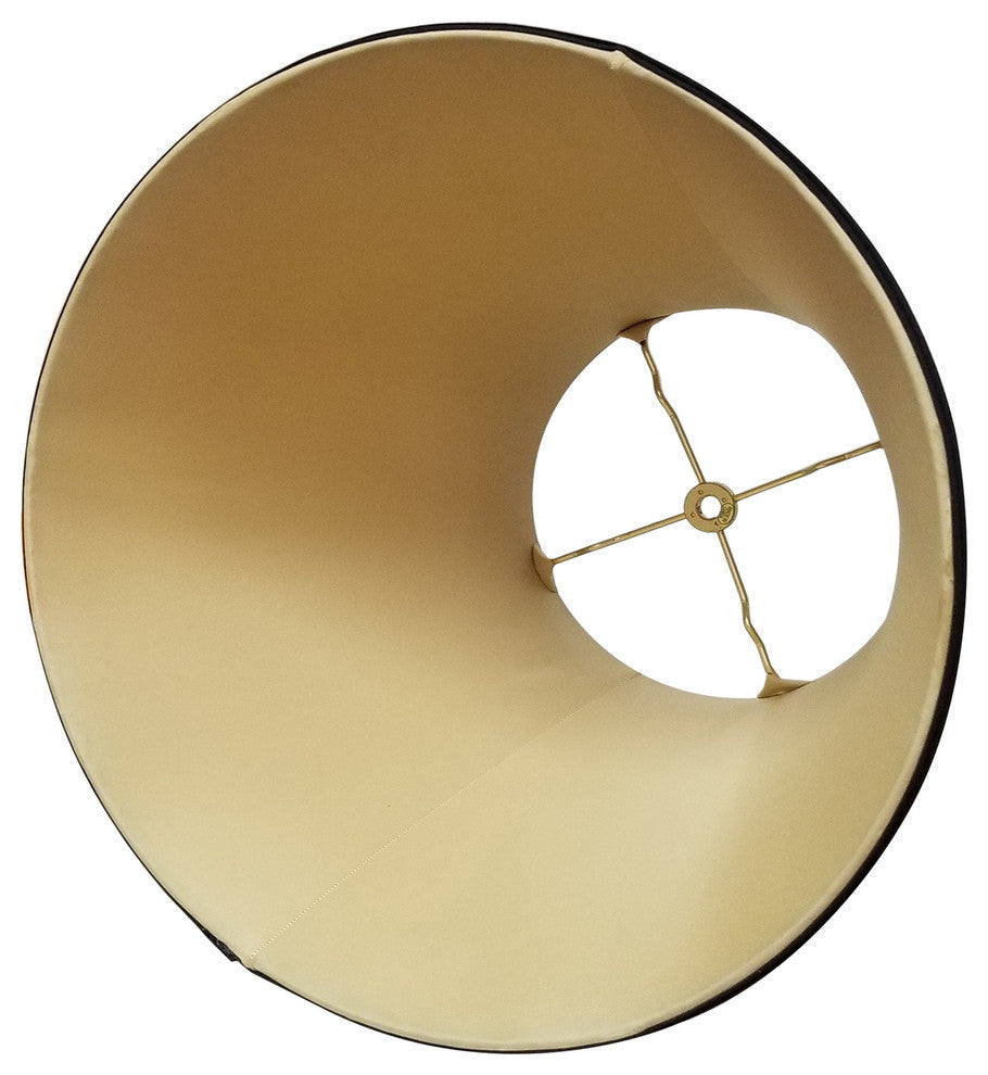 Royal Designs Empire Lamp Shade, Black, 8"