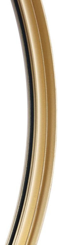 Jennifer Metal Framed Wall Mirror, Gold, 30"