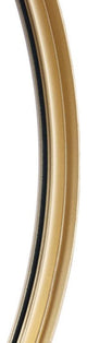 Jennifer Metal Framed Wall Mirror, Gold, 30"