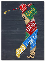 Design Turnpike 'Golfer License Plate art' Canvas Art, 18" x 24"