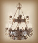 New Rome Wrought Iron Chandelier