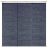 Azure 3-Panel Track Extendable Vertical Blinds 36-66"W