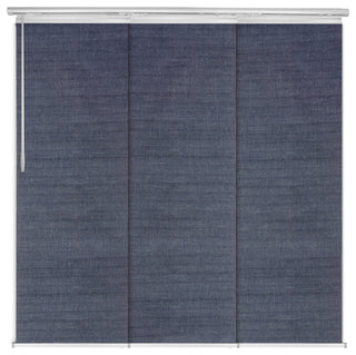 Azure 3-Panel Track Extendable Vertical Blinds 36-66"W