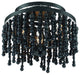 Crystorama POP-A5073-MK, 3-Light Ceiling Mount, Matte Black