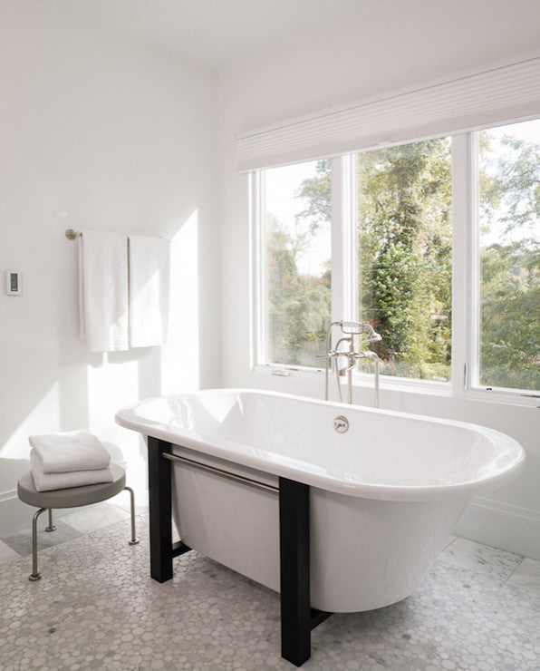 Carrara White Carrera Marble Bubble Round Mosaic Tile Polished, 1 sheet