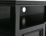 Amherst Solid Wood TV Media Stand For TVs up to 60", Black