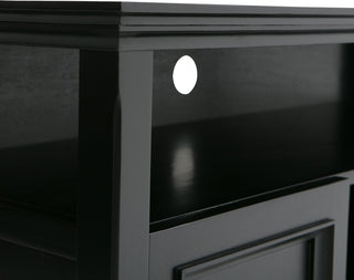 Amherst Solid Wood TV Media Stand For TVs up to 60", Black