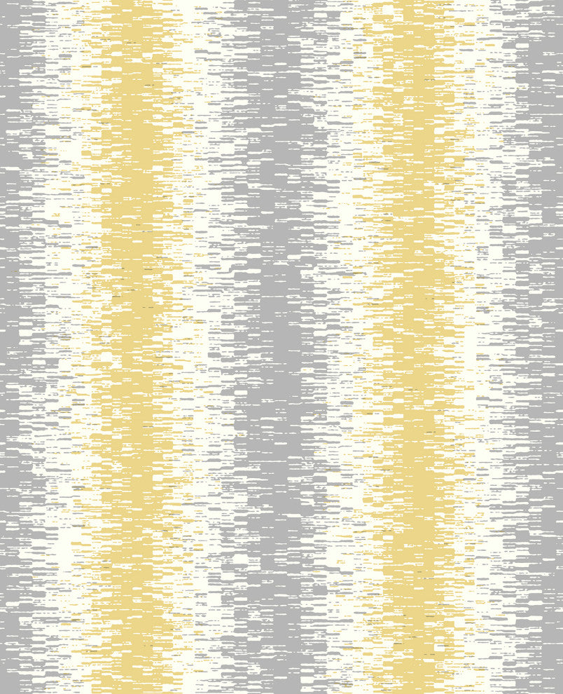 Quake Yellow Abstract Stripe Wallpaper