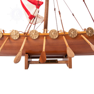 Drakkar Viking Wooden Handcrafted boat model