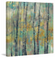 "Pastel Arbor II" Painting Print on Wrapped Canvas, 18"x18"