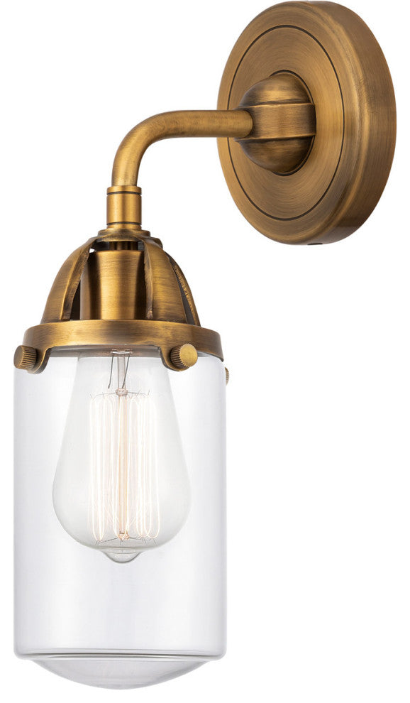 Innovations Lighting Dover 1 Light 4.5" Sconce, LED, Brushed Brass