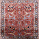 Ahgly Company Indoor Square Mid-Century Modern Area Rugs, 5' Square