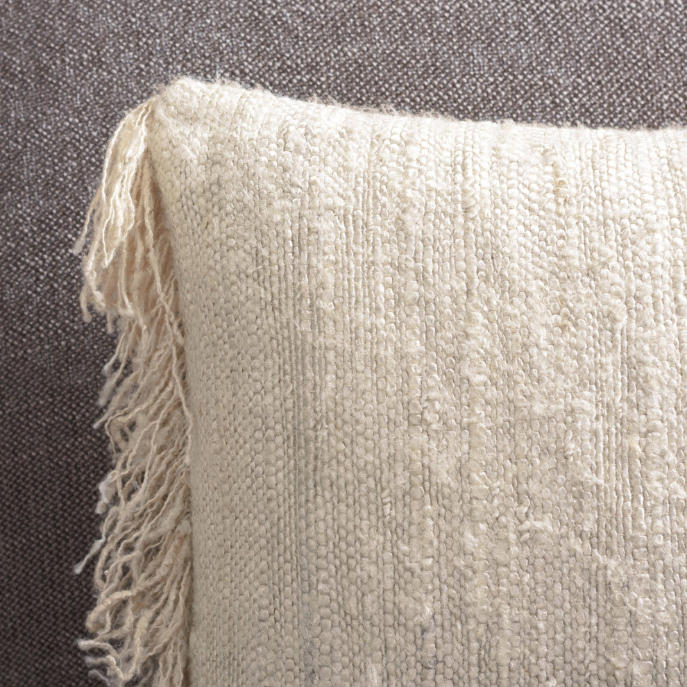 Safavieh Rowe Pillow, Creme