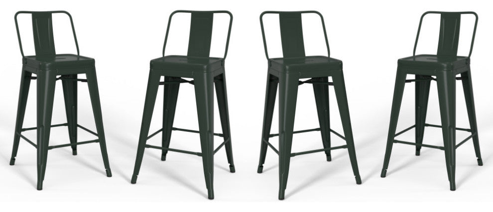 Rayne 24 inch Metal Counter Height Stool (Set of 4)