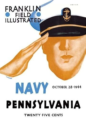 Navy Vs. Pennslyvania- Canvas Poster 20" x 30"
