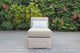 Alejandra 6-Piece Outdoor Wicker Furniture Set With Coffee Table, White and Gray