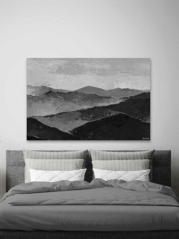 "Climbing My Way" Painting Print on Wrapped Canvas, 12x8