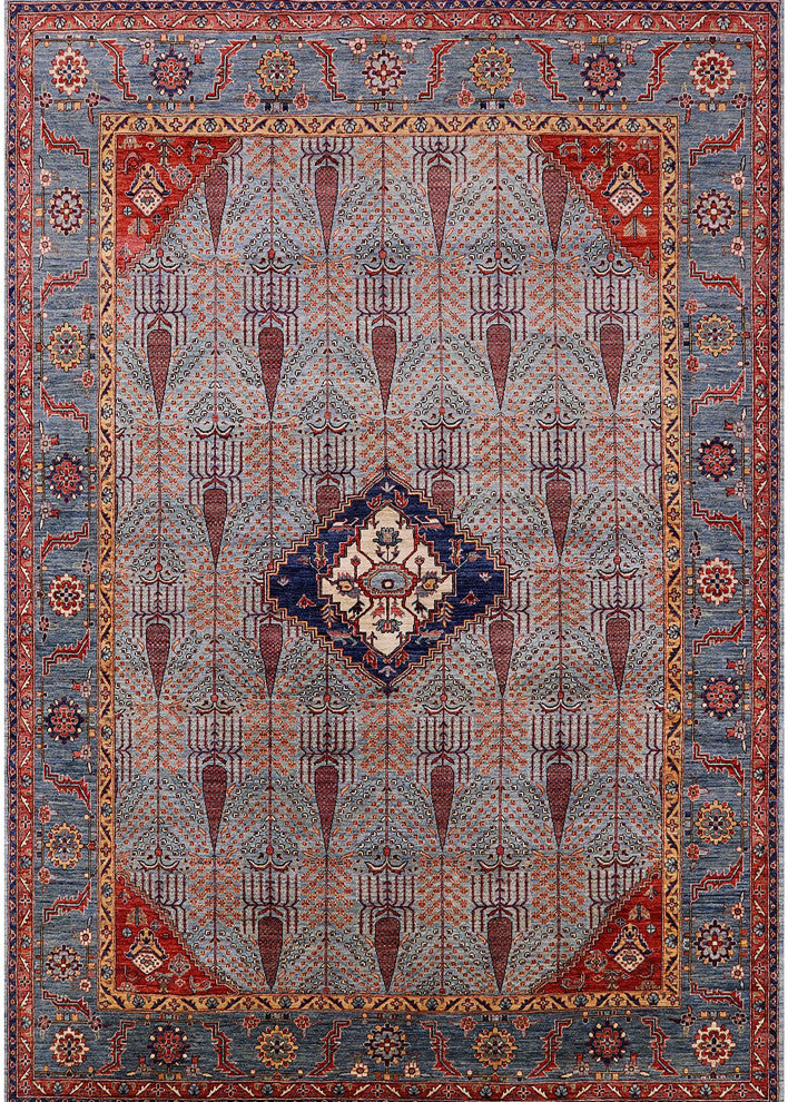 Ahgly Company Indoor Rectangle Mid-Century Modern Area Rugs, 2' x 4'