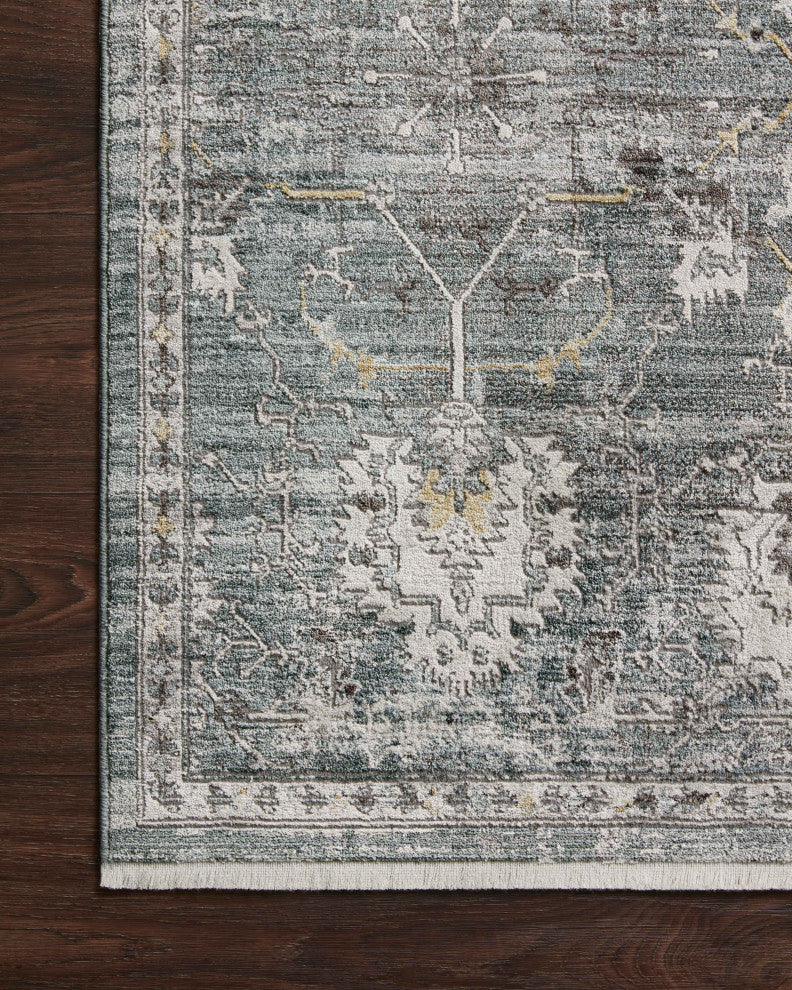 Loloi Bonney Lagoon / Ivory 2'-0" x 3'-0" Area Rug