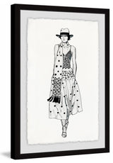 "All About Dots" Framed Painting Print, 12"x18"