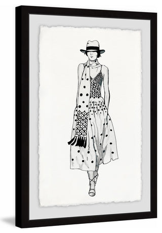 "All About Dots" Framed Painting Print, 12"x18"