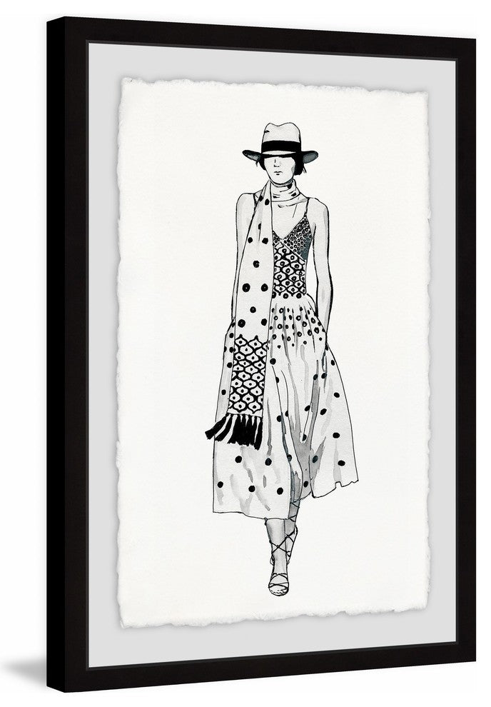 "All About Dots" Framed Painting Print, 12"x18"