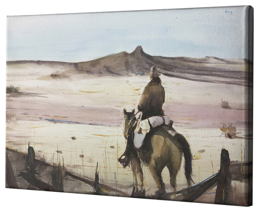 Epic Graffiti "Into The Dunes" Giclee Canvas Wall Art, 18"x26"
