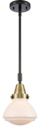 Innovations 447-1S-BAB-G321 Olean 1 Light Mini Pendant, Black Antique Brass