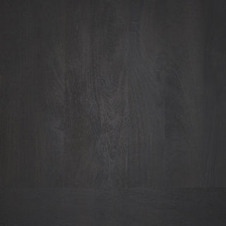 Rialto Rectangular Two-Tone Black and Brown Solid Wood Dining Table