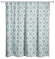 Heart Pattern in Blue Shower Curtain