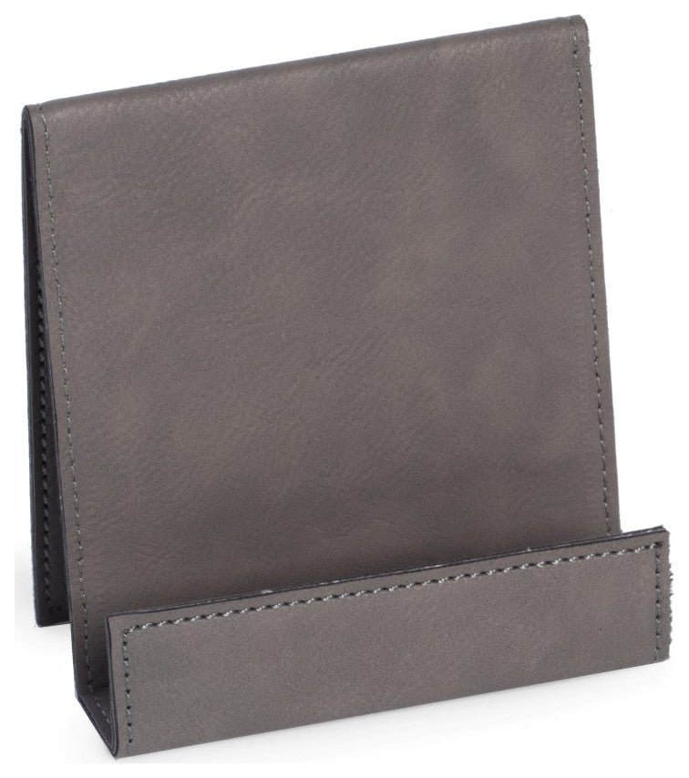 Smart Phone Cradle, Gray Leatherette