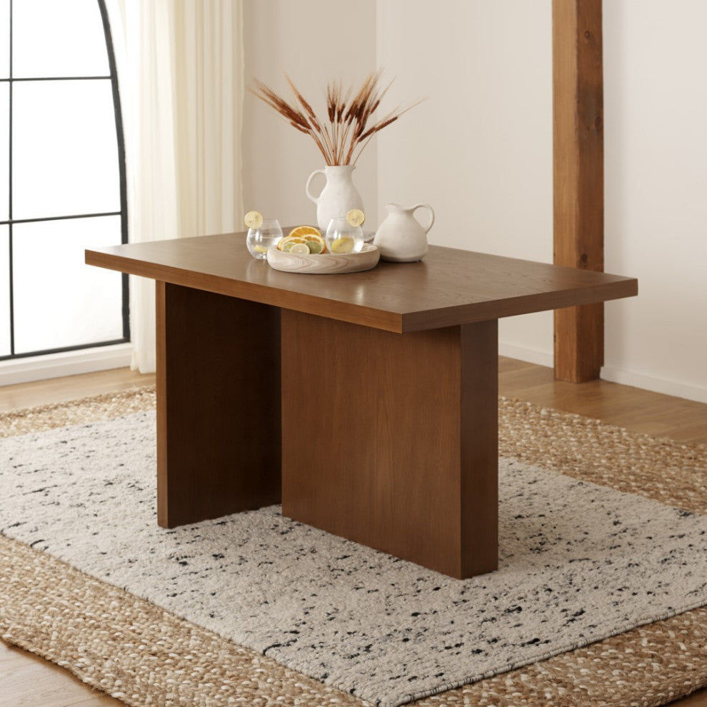 Safavieh Assana Dining Table, Natural Brown, Natural Brown