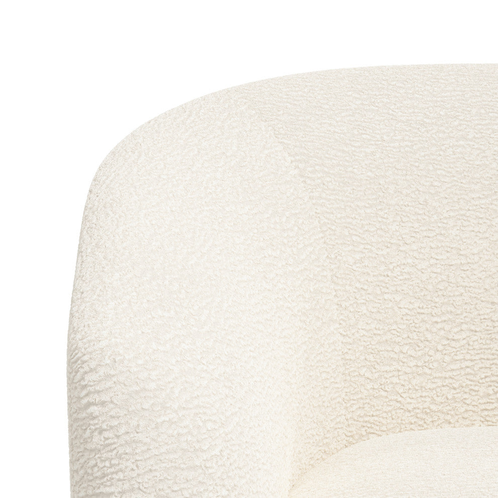 Swivel Chair, Sheepskin Natural