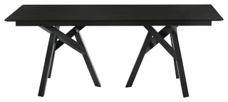 Cortina Lima 5-Piece Black Dining Set