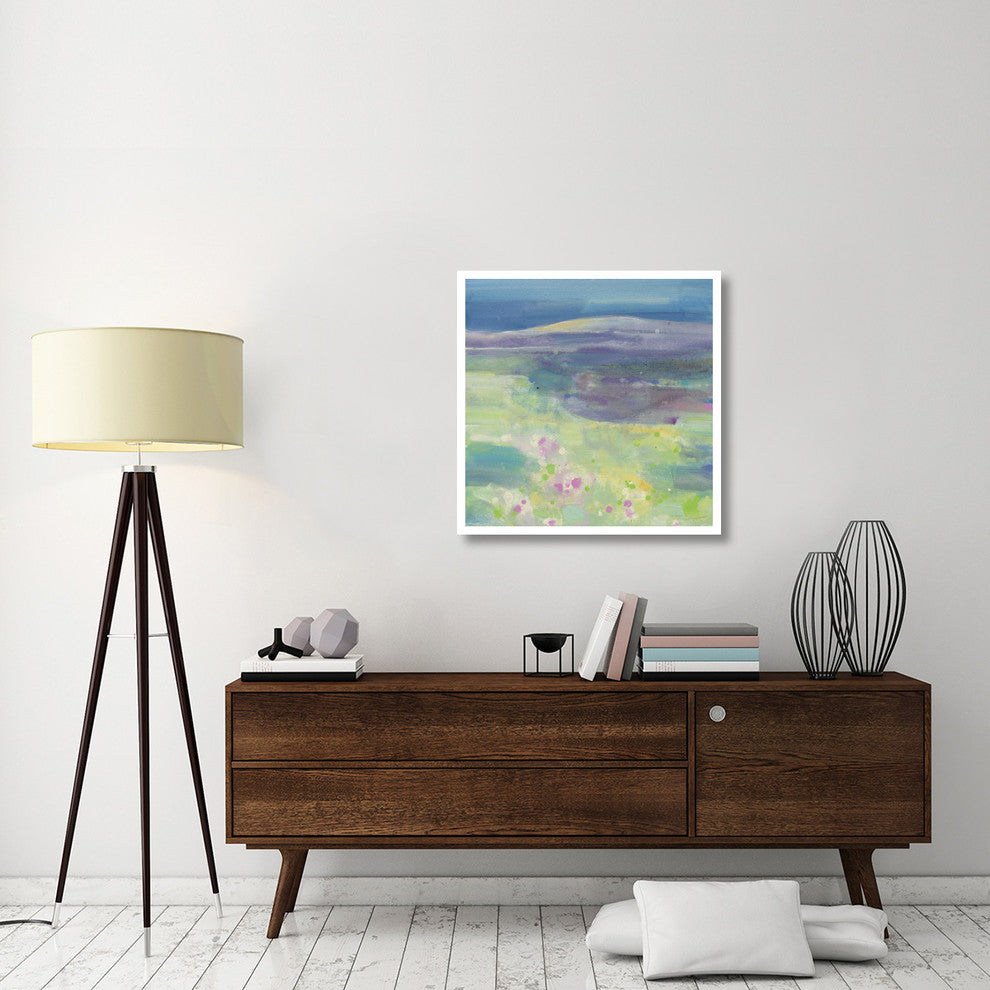 "Lavender Fields" Digital Paper Print by Albena Hristova, 32"x32"