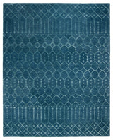 Safavieh Himalaya Collection HIM903 Rug, Navy/Silver, 8'x10'