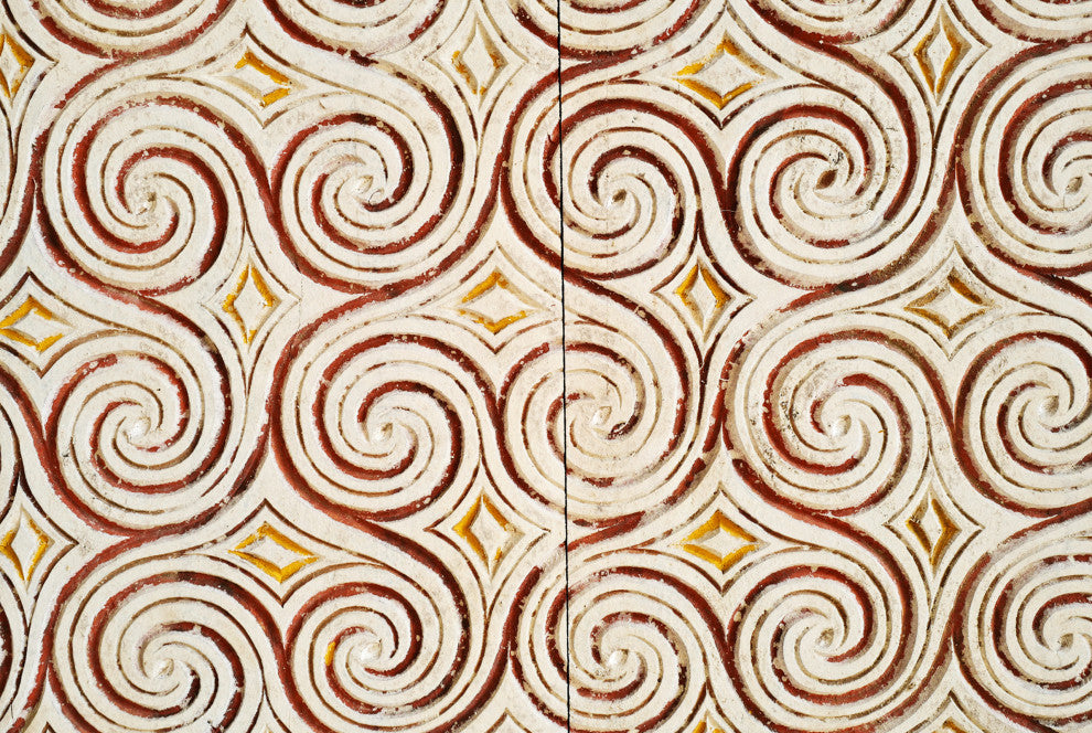 Square Toraja Wood Wall Panel