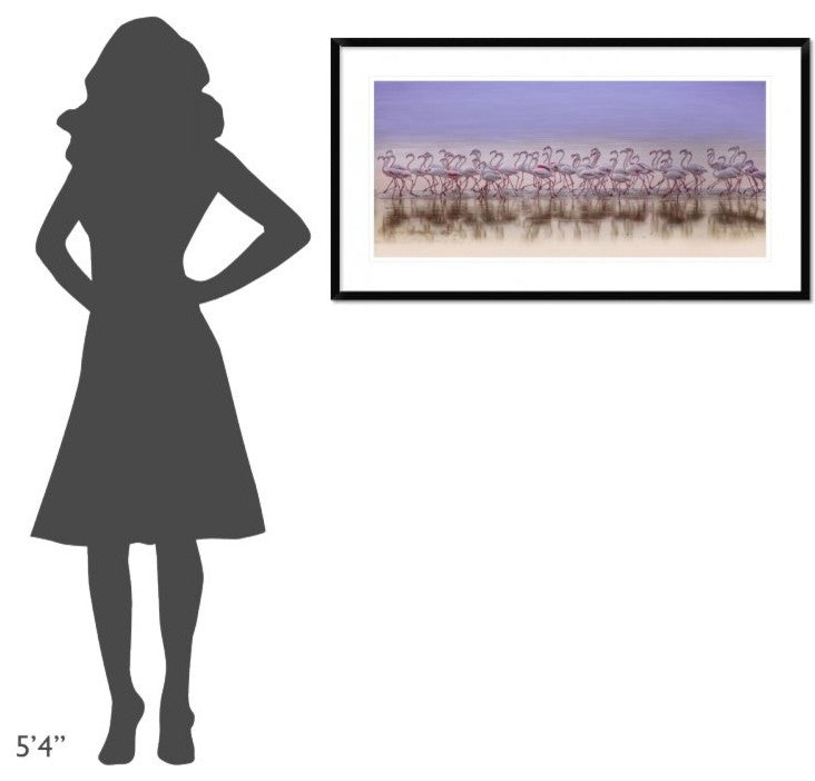 "Comrades In Color" Framed Digital Print by Ahmed Thabet, 44x24"