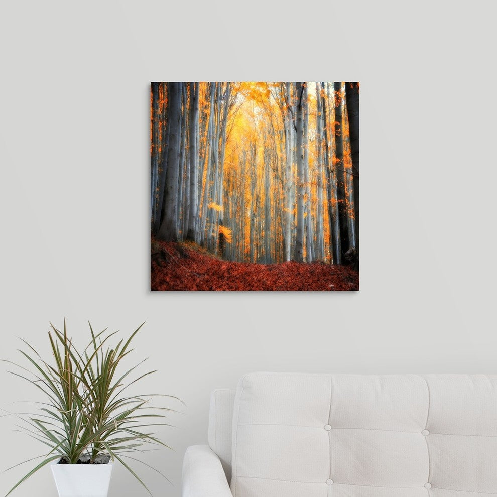 "Here Comes the Sun" Wrapped Canvas Art Print, 20"x20"x1.5"