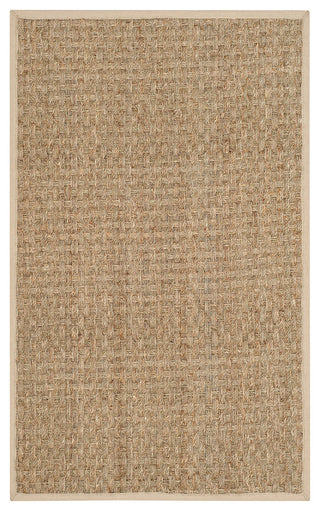 Safavieh Natural Fiber Nf114J Solid Color Rug, Natural/Ivory, 3'0"x3'0" Round