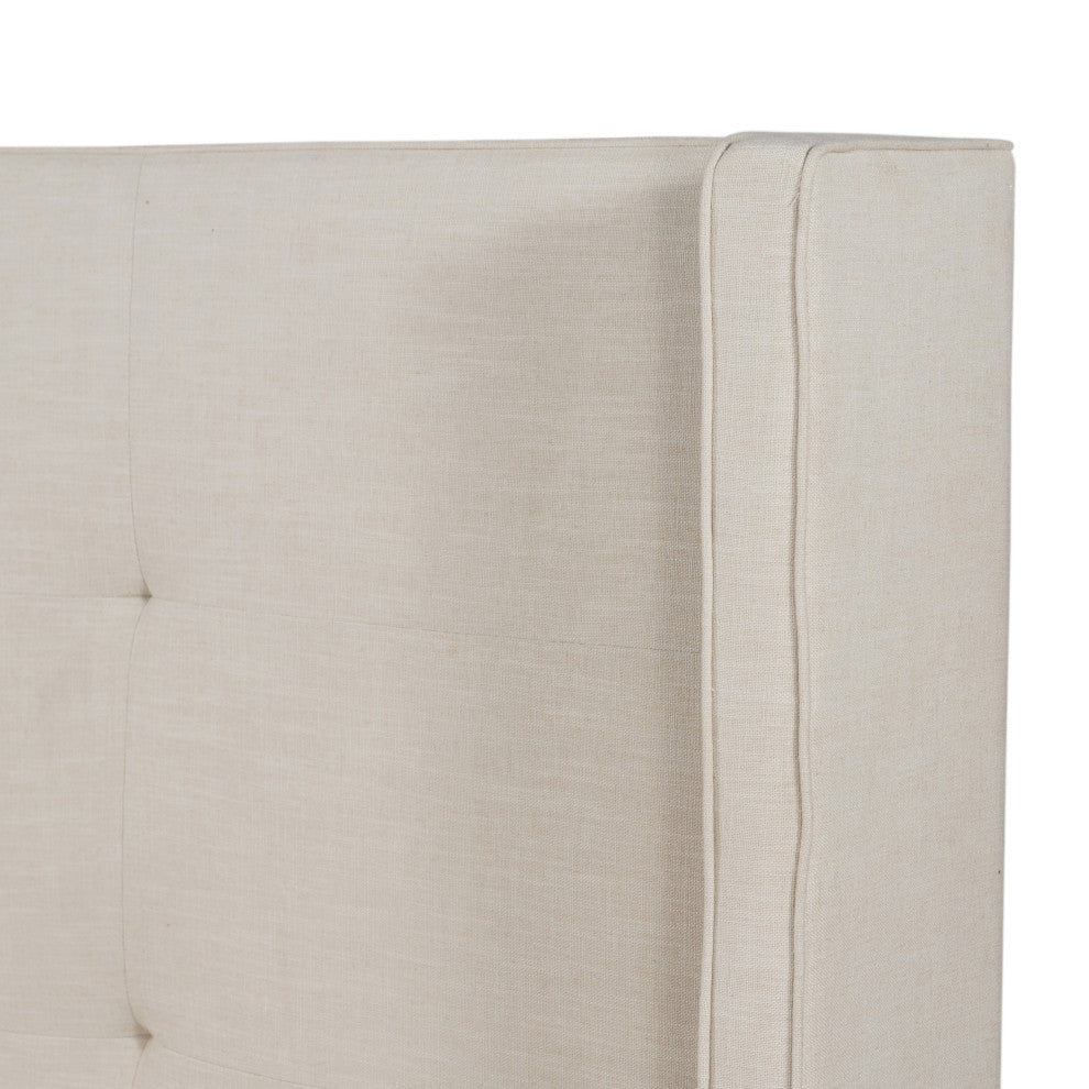 Madison Bed-Cambric Ivory-King