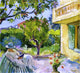 Henri Lebasque Le Cannet- Madame Lebasque Reading in the Garden Wall Decal