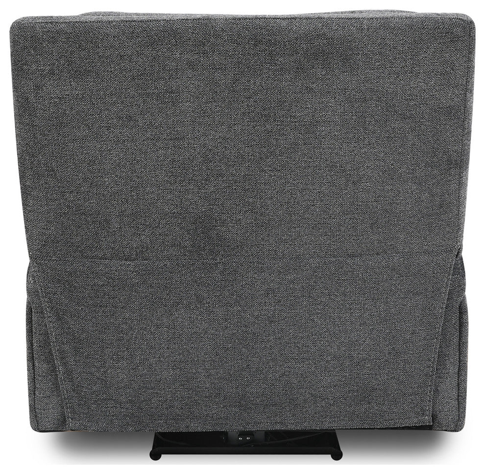 Polaris Slate Power Reclining Sofa and Two Recliners