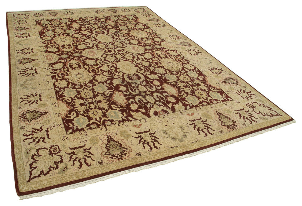 Rug N Carpet - Handmade Oriental 10' 2" x 14' 2" Soft Large Oushak Rug