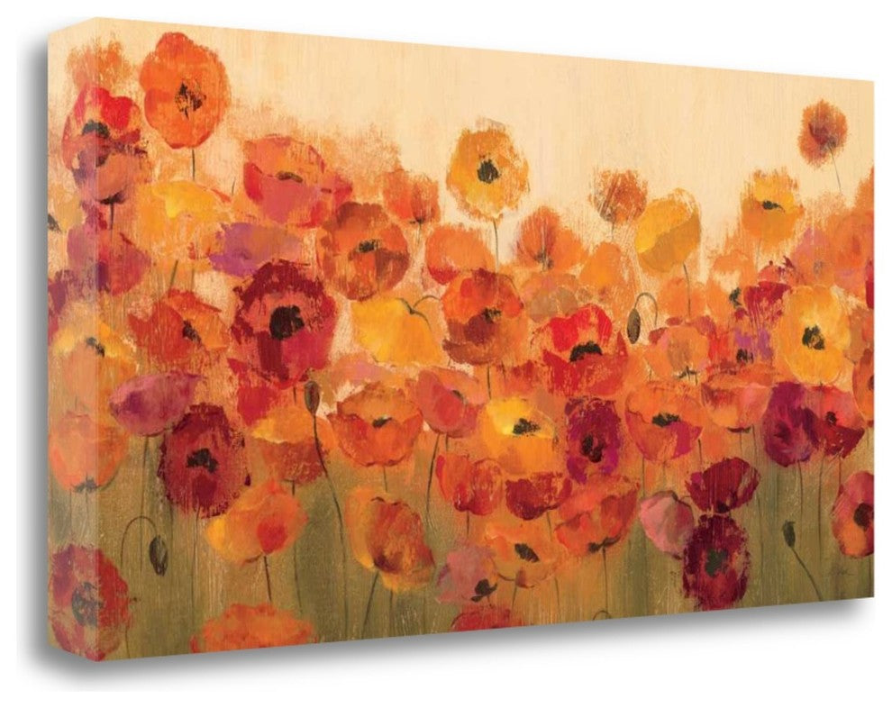 "Summer Poppies" By Silvia Vassileva, Giclee Print on Gallery Wrap Canvas