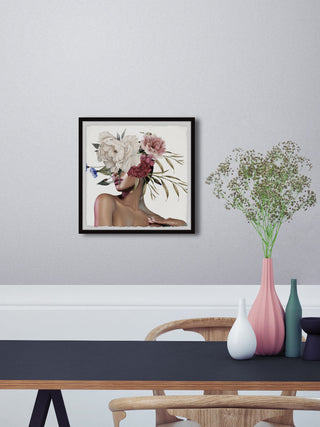 "Time Changes Everyone" Framed Painting Print, 12x12
